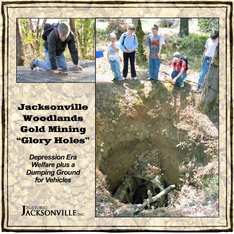 Mining Glory Holes Historic Jacksonville, Inc. Mining Glory Holes Historic Jacksonville, Inc.